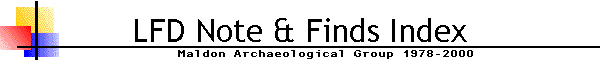 LFD Note & Finds Index