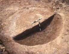 Excavation of half section